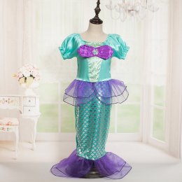 ชุดนางเงือก ชุดแอเรียล  ชุดแฟนซีเด็ก mermaid