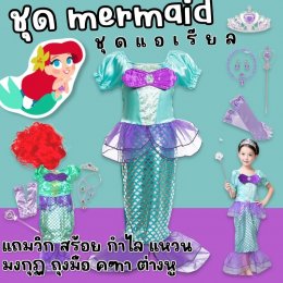 ชุดแฟนซีเด็ก mermaid 