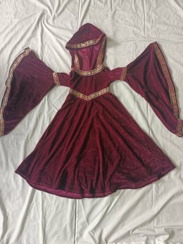 ชุดแฟนซีเด็กแม่มดแดง