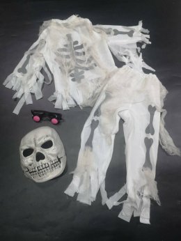 ชุดแฟนซีเด็ก หน้ากากผีตาโบ๋ Mummy Skeleton