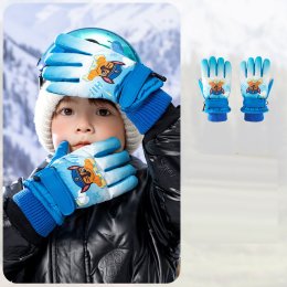 ถุงมือสกี ถุงมือกันหนาวเด็ก กันน้ำได้ paw patrol 