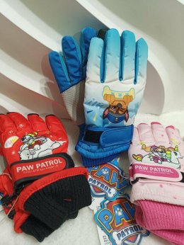 ถุงมือสกี ถุงมือกันหนาวเด็ก paw patrol นุ่มใส่สบาย