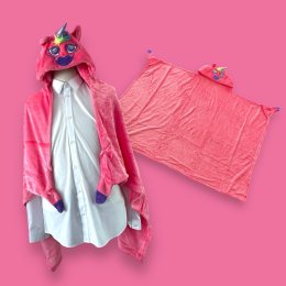 Children clock hood ผ้าห่มมีไฟ