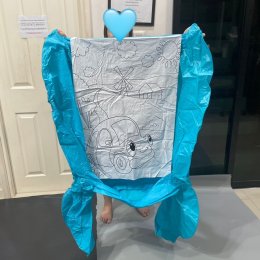 ชุดขาตั้งวาดรูปจิตรกรตัวน้อยแบบเป่าลม