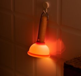 Plunger Night light ไฟฉาย ที่ดูดส้วม