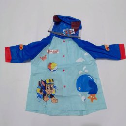 เสื้อกันฝน paw patrol สำหรับเด็ก 2-7 ขวบ