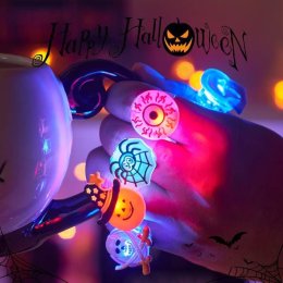 Set แหวน Halloween มีไฟ 10 ชิ้น