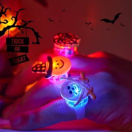 Set แหวน Halloween มีไฟ 10 ชิ้น