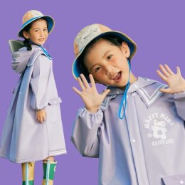 ชุดกันฝนเด็กโต happy life 