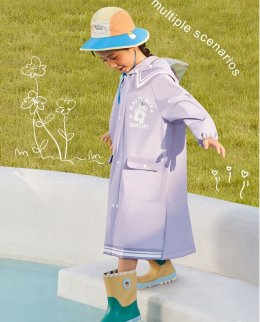 ชุดกันฝนเด็กโต happy life 