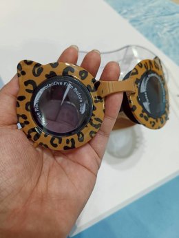 แว่นตาดำน้ำเด็ก เสือดาว Leopard 2-9 ขวบ 