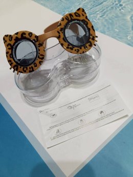 แว่นตาดำน้ำเด็ก เสือดาว Leopard 2-9 ขวบ 