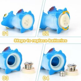 Blink bathtoy set /ของเล่นน้ำมีไฟเซ็ต 8 ตัว