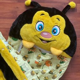 ถุงนอนเด็ก 2 in 1 พับเก็บซ่อนเป็นตุ๊กตาพร้อมหูหิ้ว