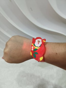 สายรัดข้อมือ xmas มีไฟ คละลาย