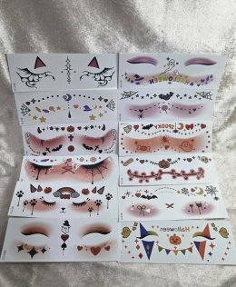 เช็ตสติกเกอร์แต่งหน้าสุดคิ้วท์ Tattoo halloween set 
