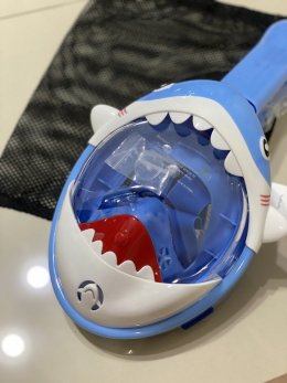 หน้ากากดำน้ำ kid snokel shark mask