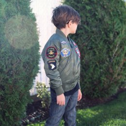 เสื้อแจ็คเก็ตเด็ก topgun jacket สไตล์นักบิน