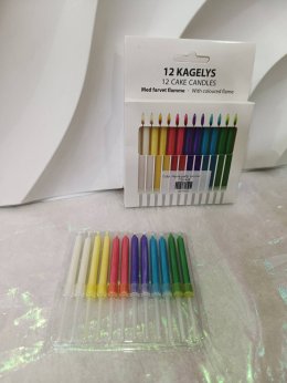 เทียนวันเกิด เปลวไฟหลากสี 