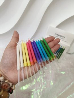 เทียนวันเกิด เปลวไฟหลากสี