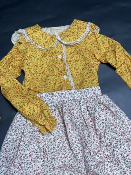 ชุดแฟนซีเด็ก vintage floral dress