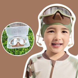 แว่นตาดำน้ำเด็ก Lemonkid รุ่นครอบจมูก!