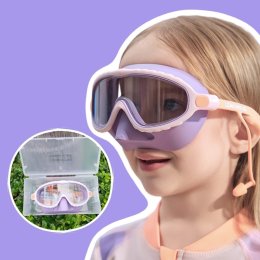 แว่นตาดำน้ำเด็ก Lemonkid รุ่นครอบจมูก!