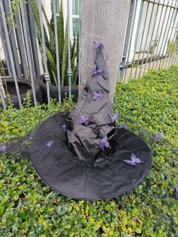 หมวกแม่มด ทรงสูงฟรีไซส์