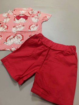 ชุดเชิ้ตซานต้า+ขาสั้นเด็ก Xmas