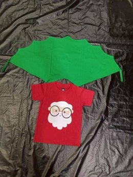 เสื้อแขนสั้นมีปีกเด็ก Xmas Wing Collection 