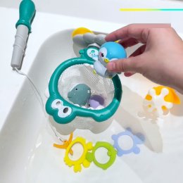 set ของเล่นน้ำ พร้อมตาข่ายตักของเล่นน้ำ 3in1