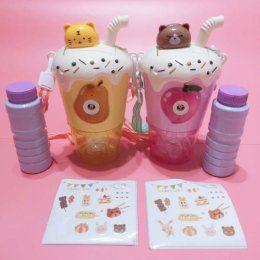 ของเล่น เป่าฟองได้ มีเสียงมีไฟ Fruit party bubble