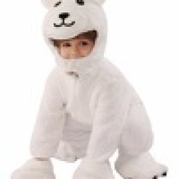 ชุดแฟนซีเด็ก ชุด polarbear หมีขาวขั้วโลก ขนปุย
