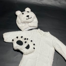 ชุดแฟนซีเด็ก ชุด polarbear หมีขาวขั้วโลก ขนปุย