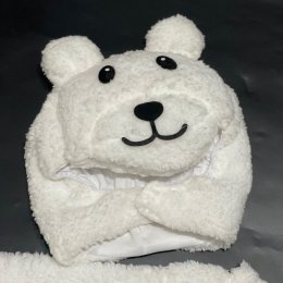 ชุดแฟนซีเด็ก ชุด polarbear หมีขาวขั้วโลก ขนปุย