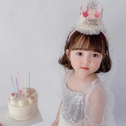 Princess birthdayคาดผมมงกุฏวันเกิด คาดผมเจ้าหญิง