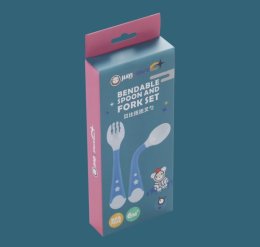 Baby benable spoon & fork ชุดช้อนส้อม งอ ได้