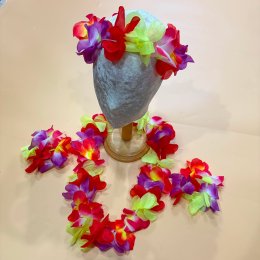 ชุดระบำฮาวาย Carnival Hawaiian Dress พร้อมเซ็ตดอกไม้