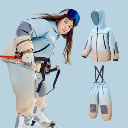 ชุดสกีเด็ก สโนว์บอร์ดเด็ก รุ่น hear locker