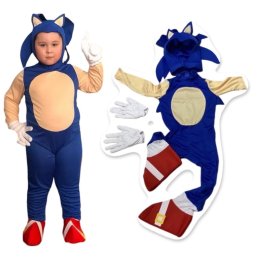 ชุดแฟนซีเด็ก sonic พร้อมส่งไม่ต้องรอของนาน