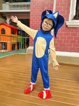 ชุดแฟนซีเด็ก sonic พร้อมส่งไม่ต้องรอของนาน