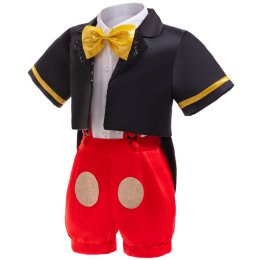 ชุดแฟนซีเด็ก mickey มาเป็นเสื้อเอี๊ยม หูกระต่ายเสื้อสูทคลุม 