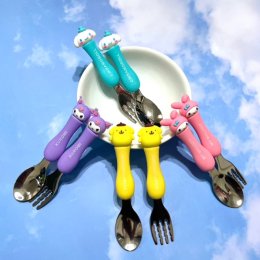 Sanrio SpoonFork box set เซ็ตช้อนส้อมพร้อมกล่องเก็บน่ารัก