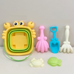 Animal folding bucket ถังตักทรายพับได้พร้อมเซ็ตที่ตักสุดคุ้ม
