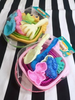 Animal folding bucket ถังตักทรายพับได้พร้อมเซ็ตที่ตักสุดคุ้ม