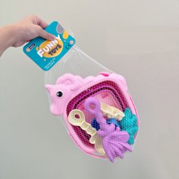 Animal folding bucket ถังตักทรายพับได้พร้อมเซ็ตที่ตักสุดคุ้ม