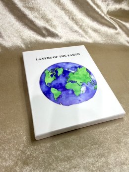 Layer of the EARTH / WORLD map PUZZLE เรียนรู้โลกของเรา