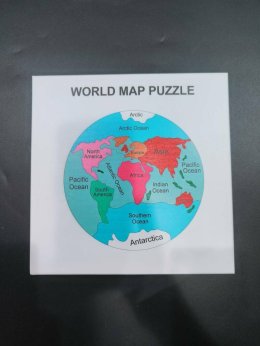Layer of the EARTH / WORLD map PUZZLE เรียนรู้โลกของเรา