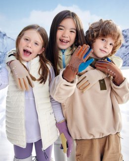 ถุงมือสกีเด็ก kocotree รุ่น SOFTNESS กันลม กันลื่น 