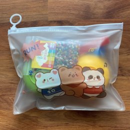 Rainbow cup 6 สีพร้อมที่คีบ 2 ชิ้นแถมฟรีเม็ดบีทถุงเล็ก